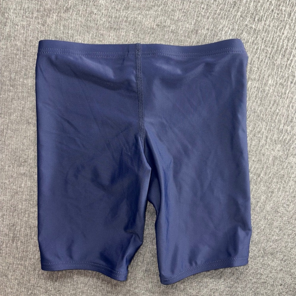 TYR Boys Solid Jammer Swim Shorts Navy Blue Size 22 RJAM1Y UPF 50+ NWT - Picture 3 of 6